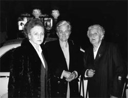 Tomasa, Peli y Lola setenta años después. Foto: Araceli Trilla